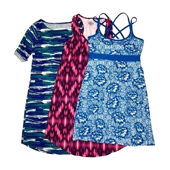 Lola Tehama Activewear Sports Performance Dresses Set of 3 - Picture 1 of 8